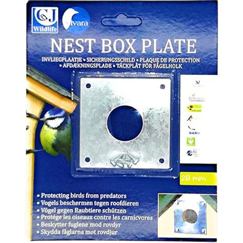 metal plate for bird box|bird box holes for sale.